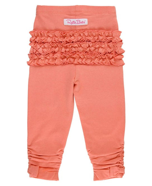 Poppy Passion Baby Ruched Bow Leggings