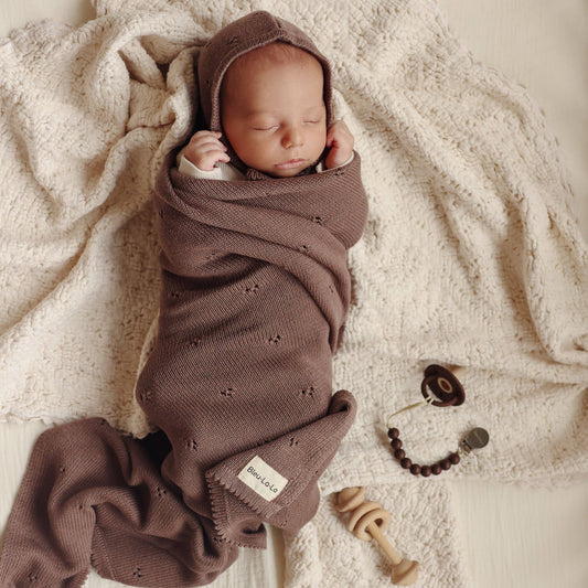 Baby Blanket: Mocha