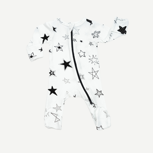 'Reach for the Stars' Footed Onesie