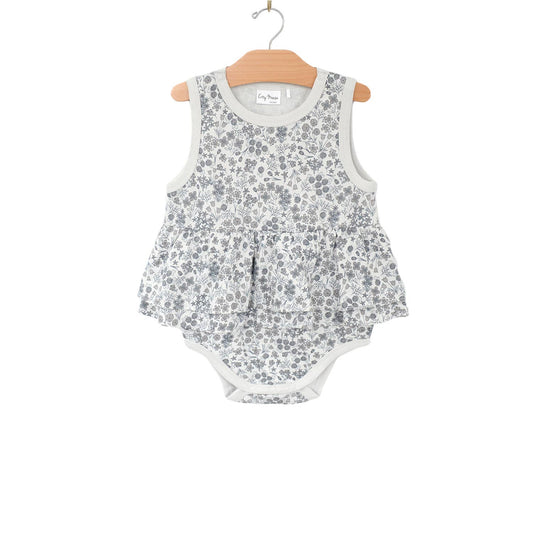 Skirted Tank Bodysuit - Calico Floral