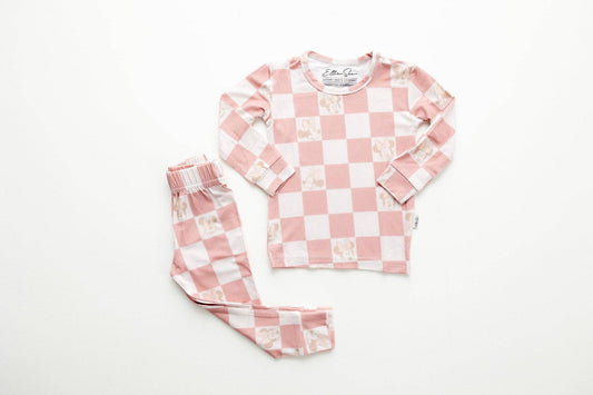 Rose Checkers Pajamas