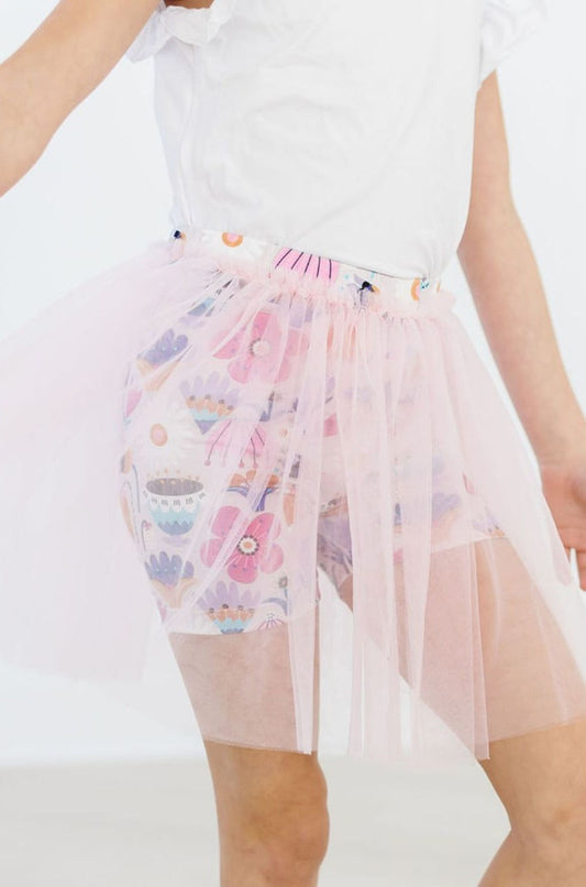 Tulip Blooms Tutu Shorts