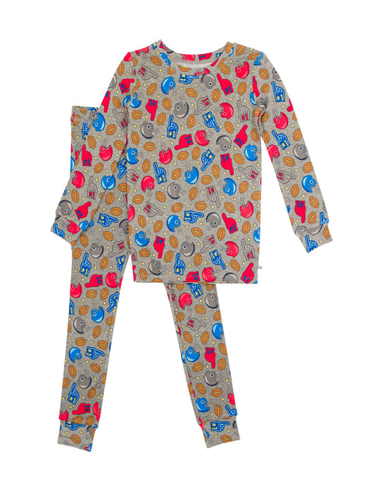 Game Day Bamboo Long Sleeve Pajama Set