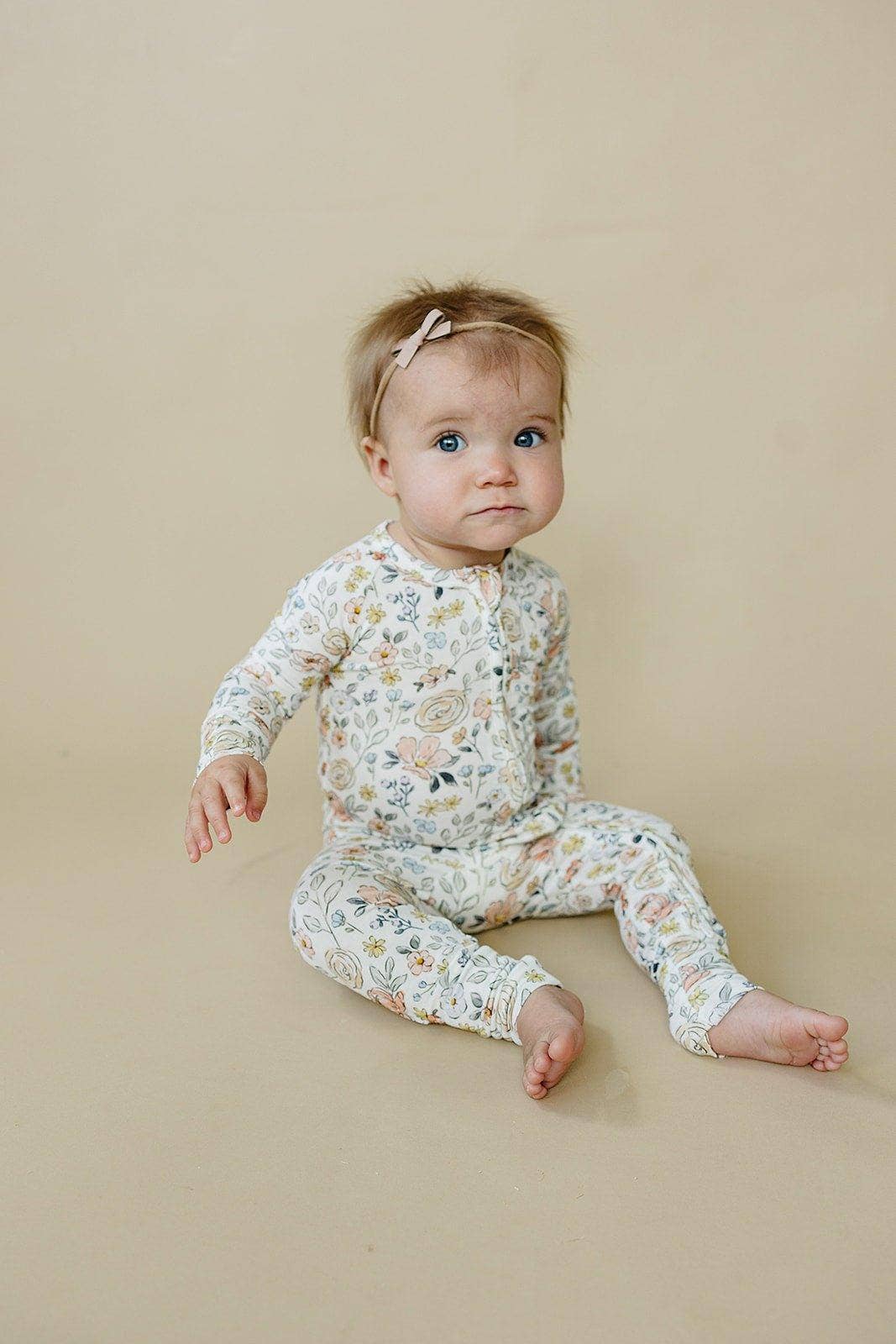 Pastel Petals Zippy Romper