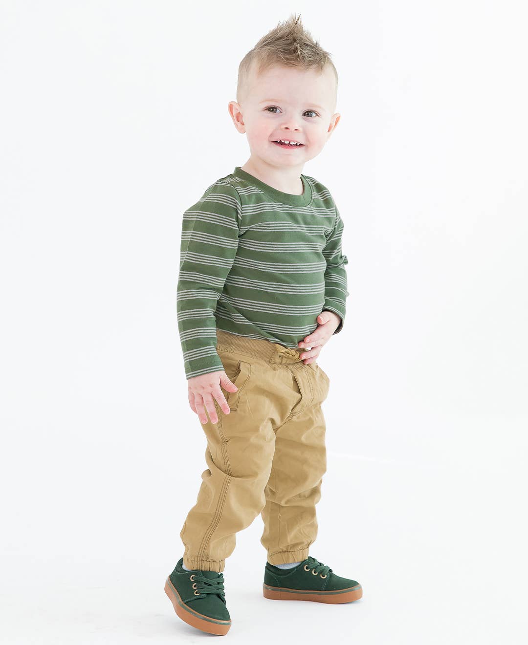 Boys Khaki Chino Jogger Pant