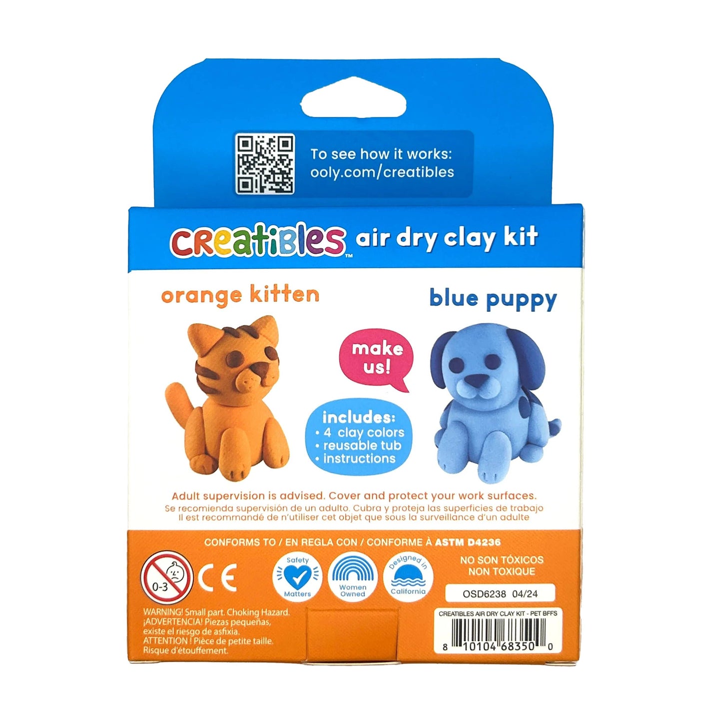 Creatibles D.I.Y. Air-Dry Clay Kit: Pet BFFs