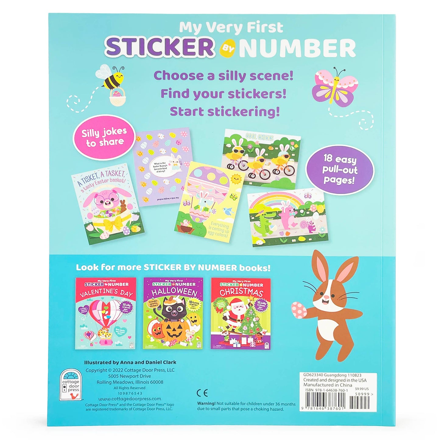 Easter: My Very First Sticker by Number activity book