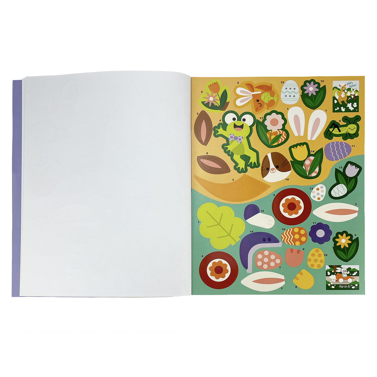 Easter: My Very First Sticker by Number activity book