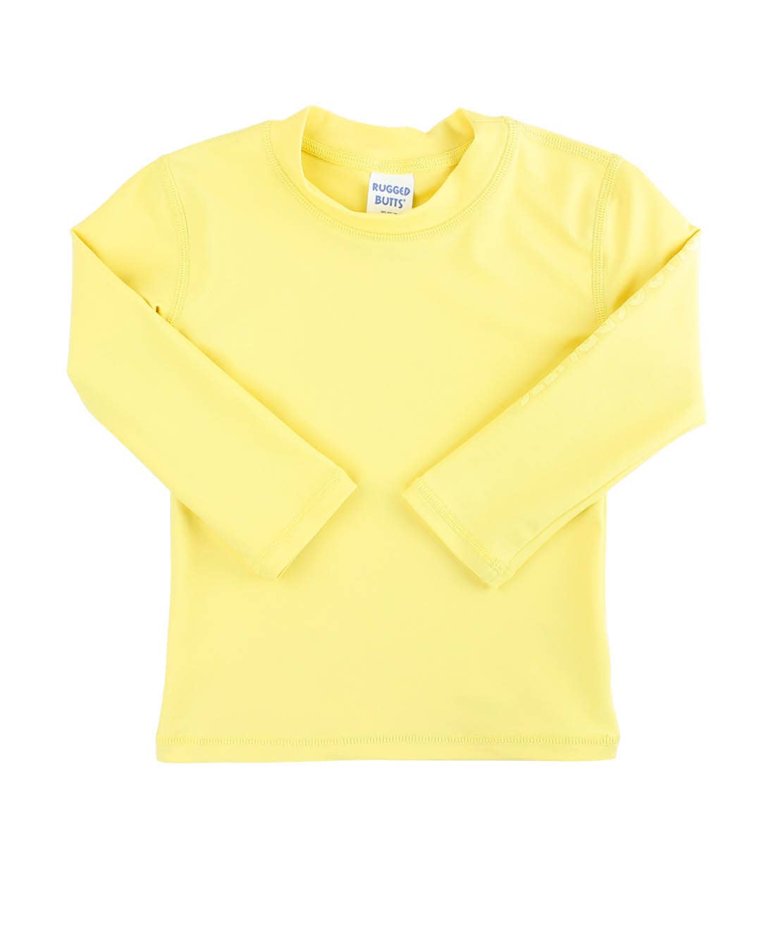 Banana Yellow Long Sleeve Logo Rash Guard