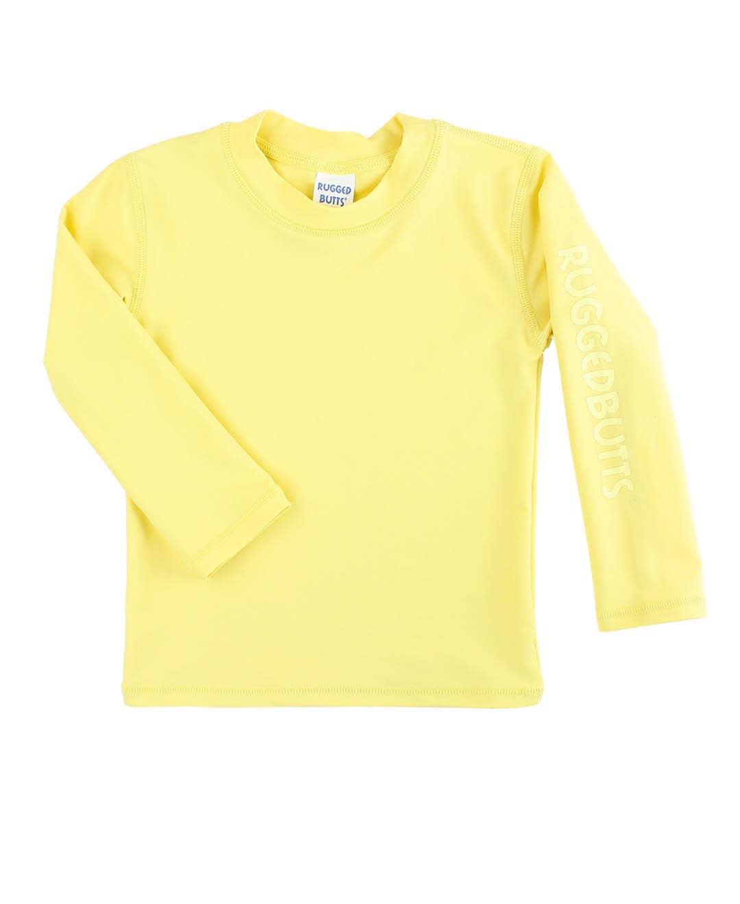 Banana Yellow Long Sleeve Logo Rash Guard