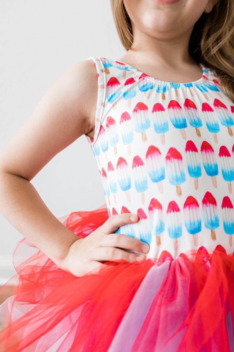 Red, White & Cute Tank Tutu Leotard