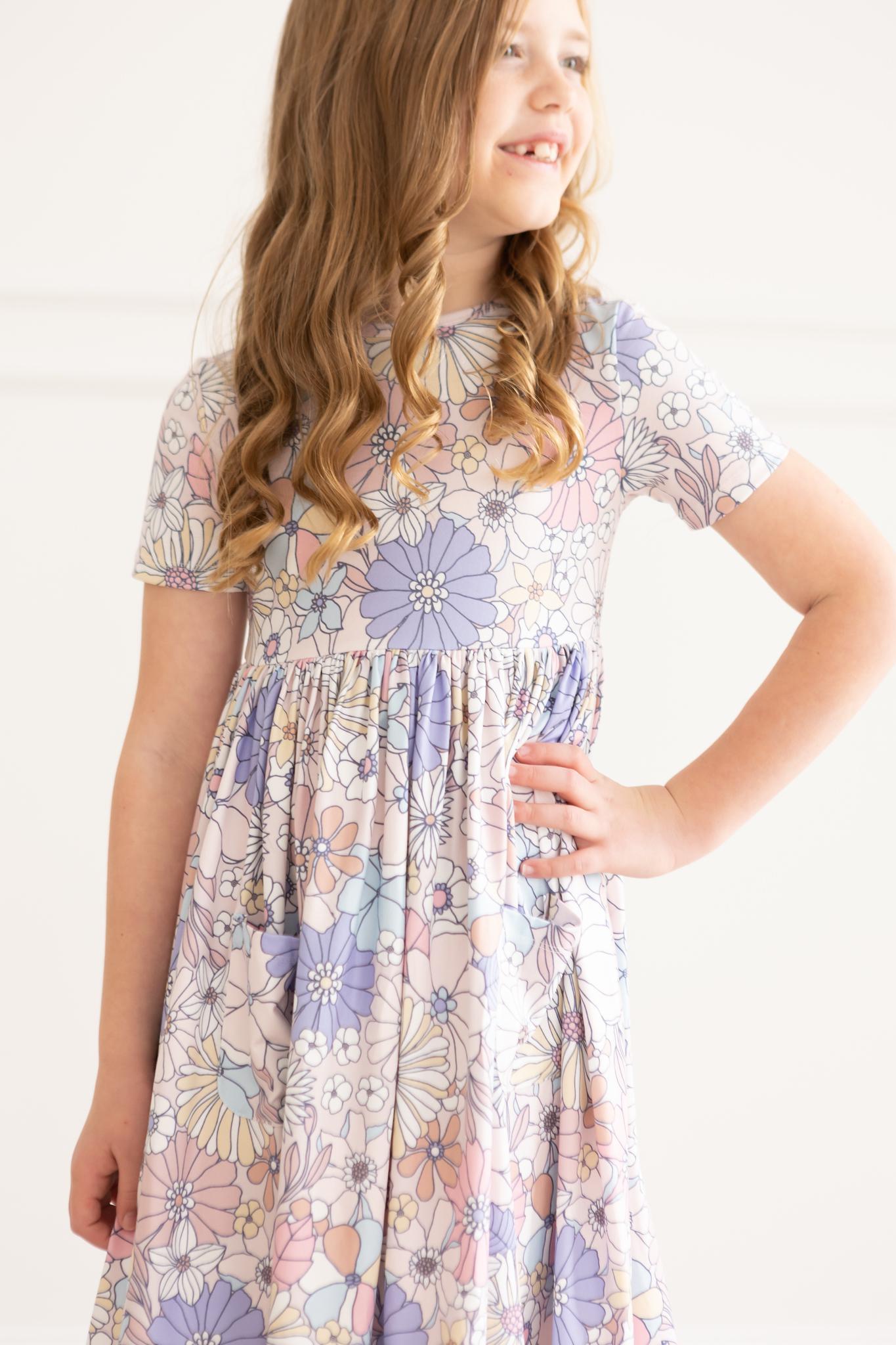 Sweet Escape Floral S/S Pocket Twirl Dress