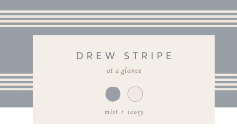 Nile Romper - Drew Stripe / Mist