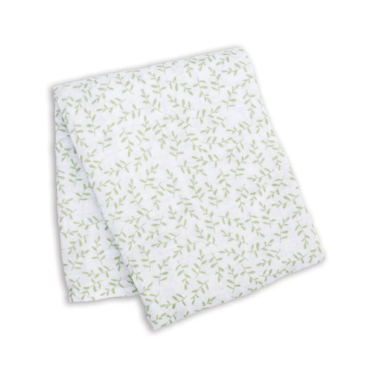 Muslin Cotton Swaddle Blanket - Large - Greenery