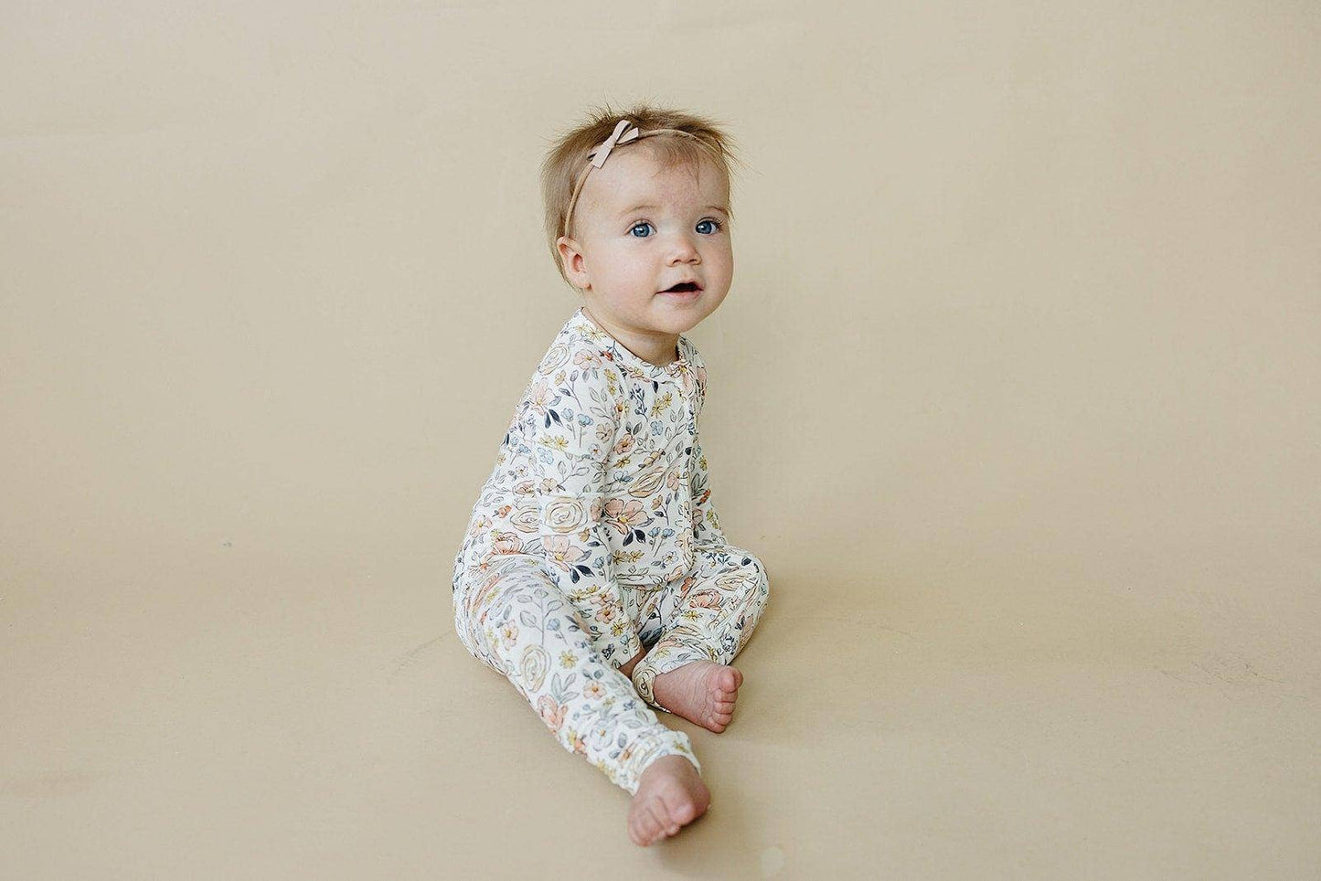 Pastel Petals Zippy Romper