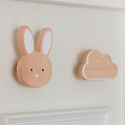 WonderBee™ Rabbit Decorative Painted Wall Hook