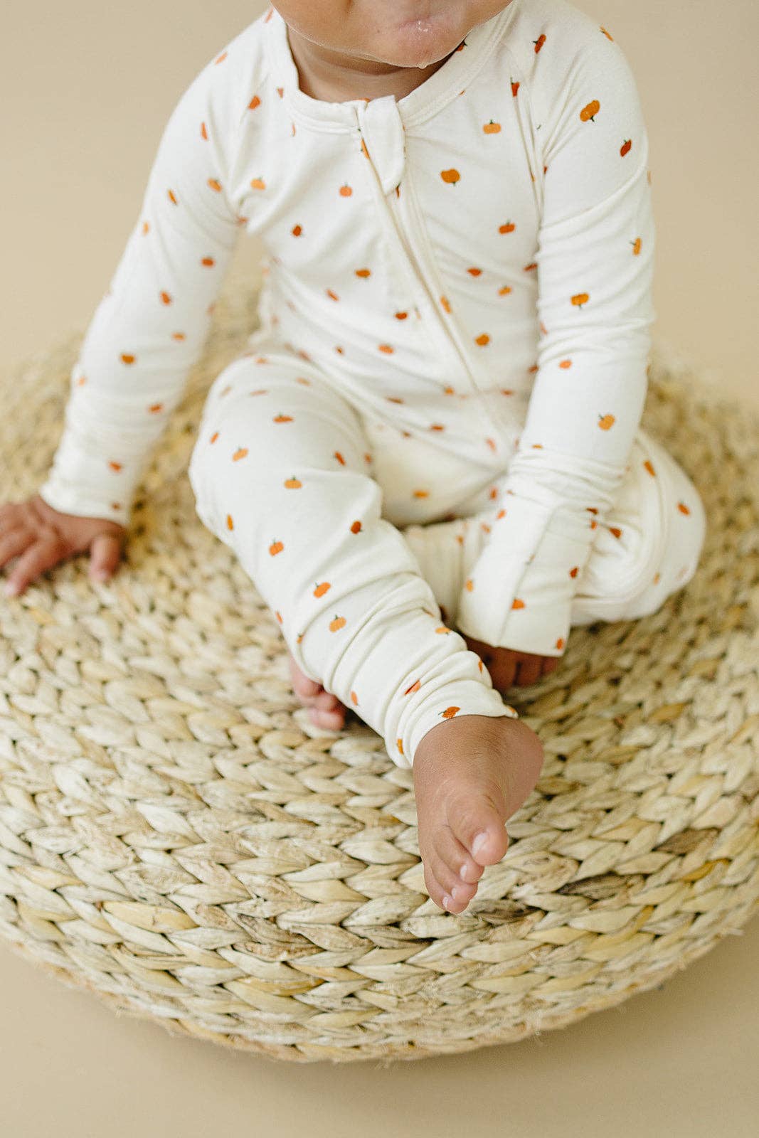 Pumpkins Bamboo Zippy Romper