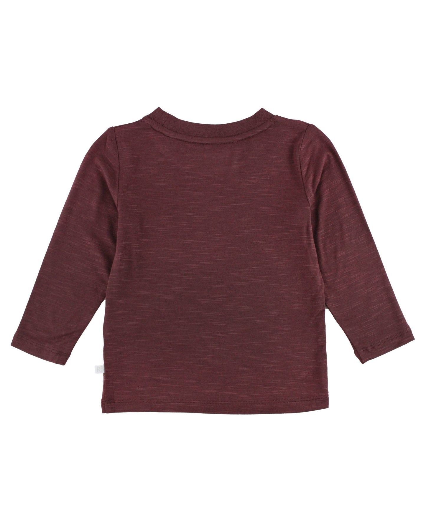 Boys Mahogany Ultrasoft Long Sleeve Pocket Tee