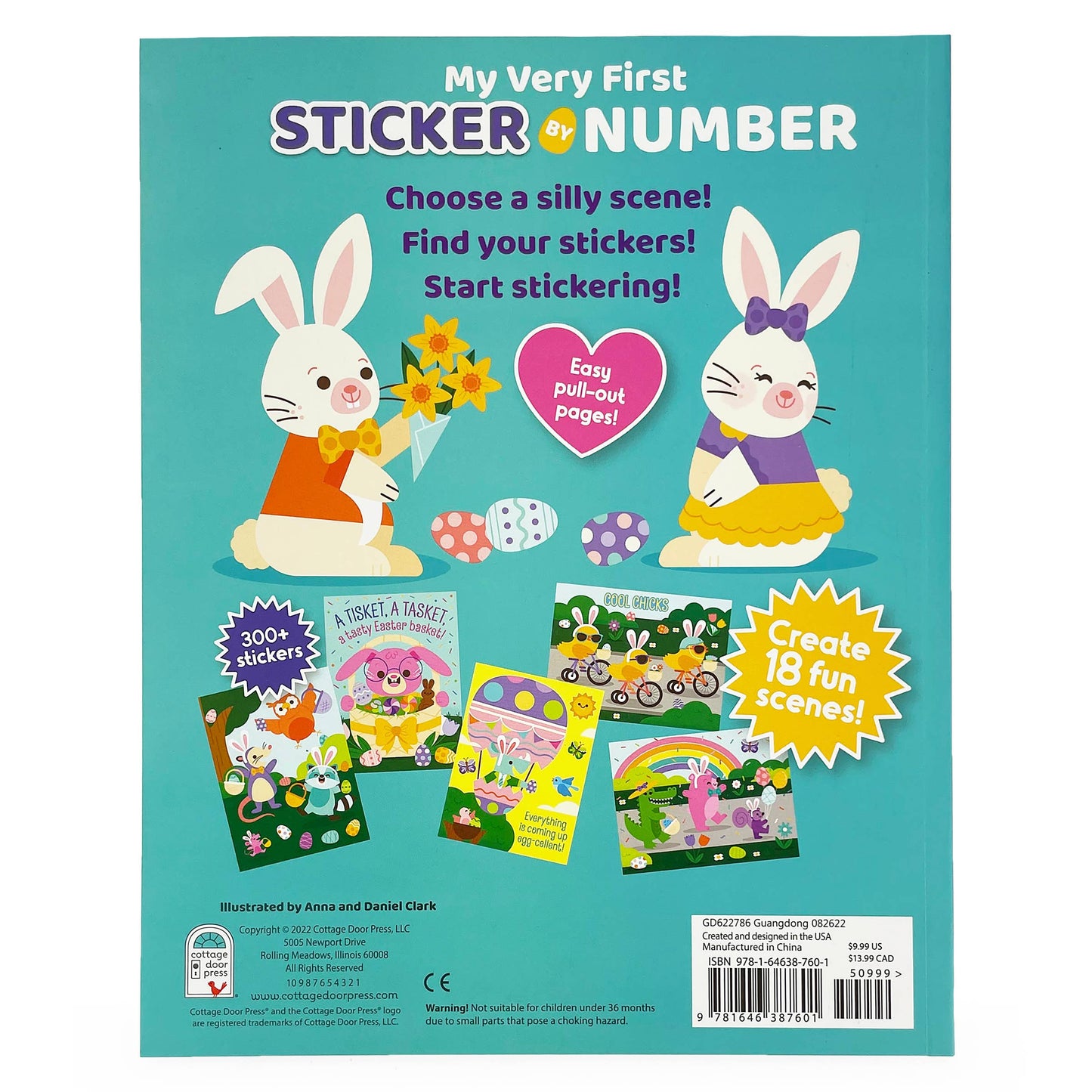 Funny Valentine: My First Sticker by Number Activity Book