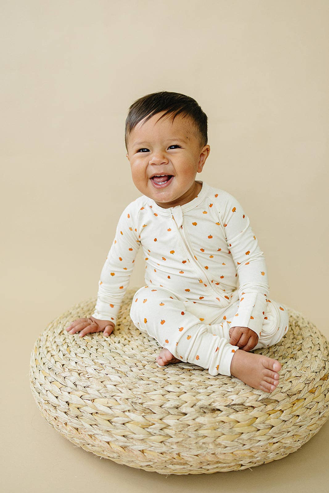 Pumpkins Bamboo Zippy Romper