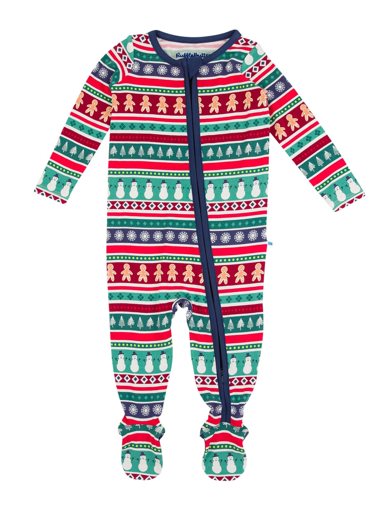 Fair Isle Friends Bamboo Footed Pajama