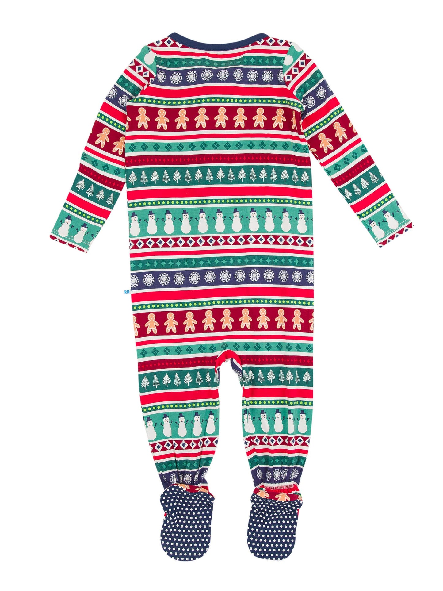 Fair Isle Friends Bamboo Footed Pajama