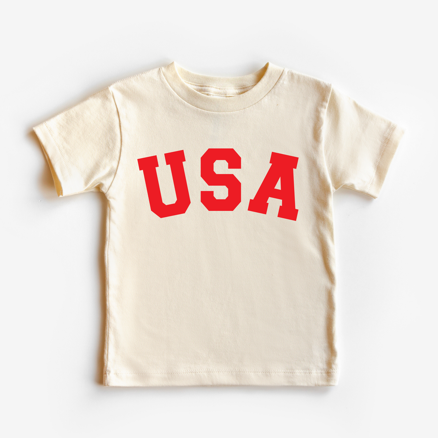 USA 4th of July Shirt / Red / Natural