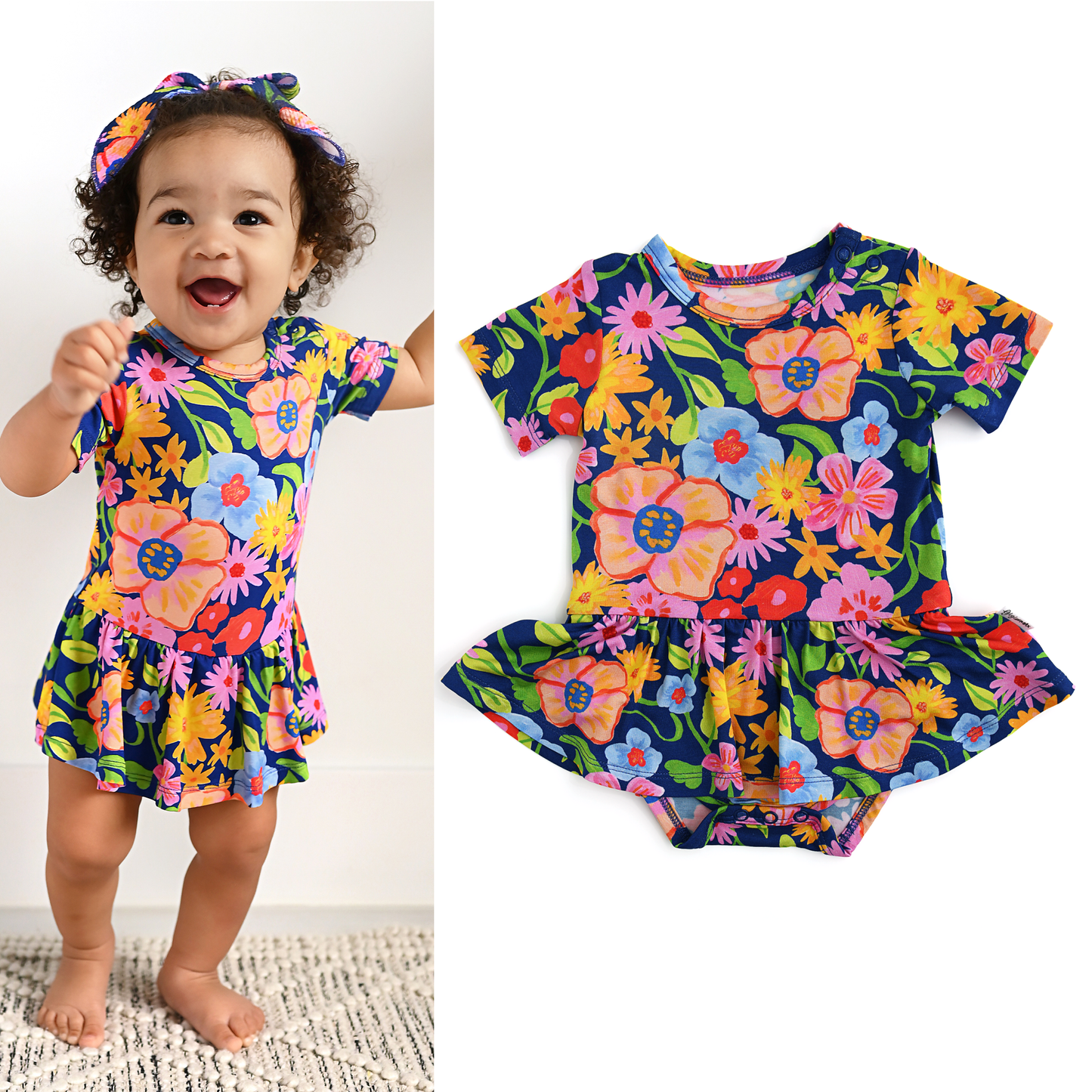 Skirted Romper – Birdie