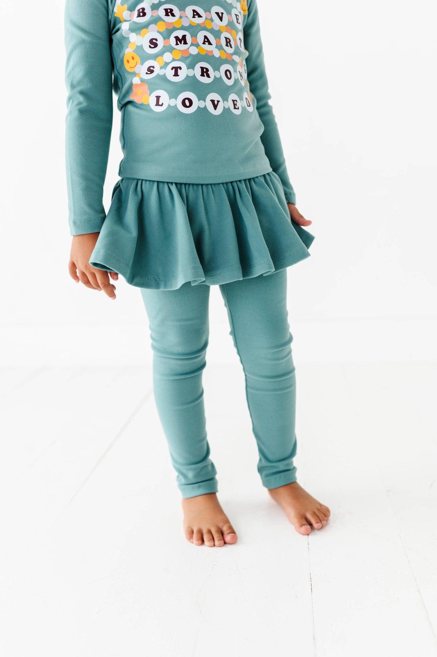 Friendship Bracelets | Jade Fleece skirted SET