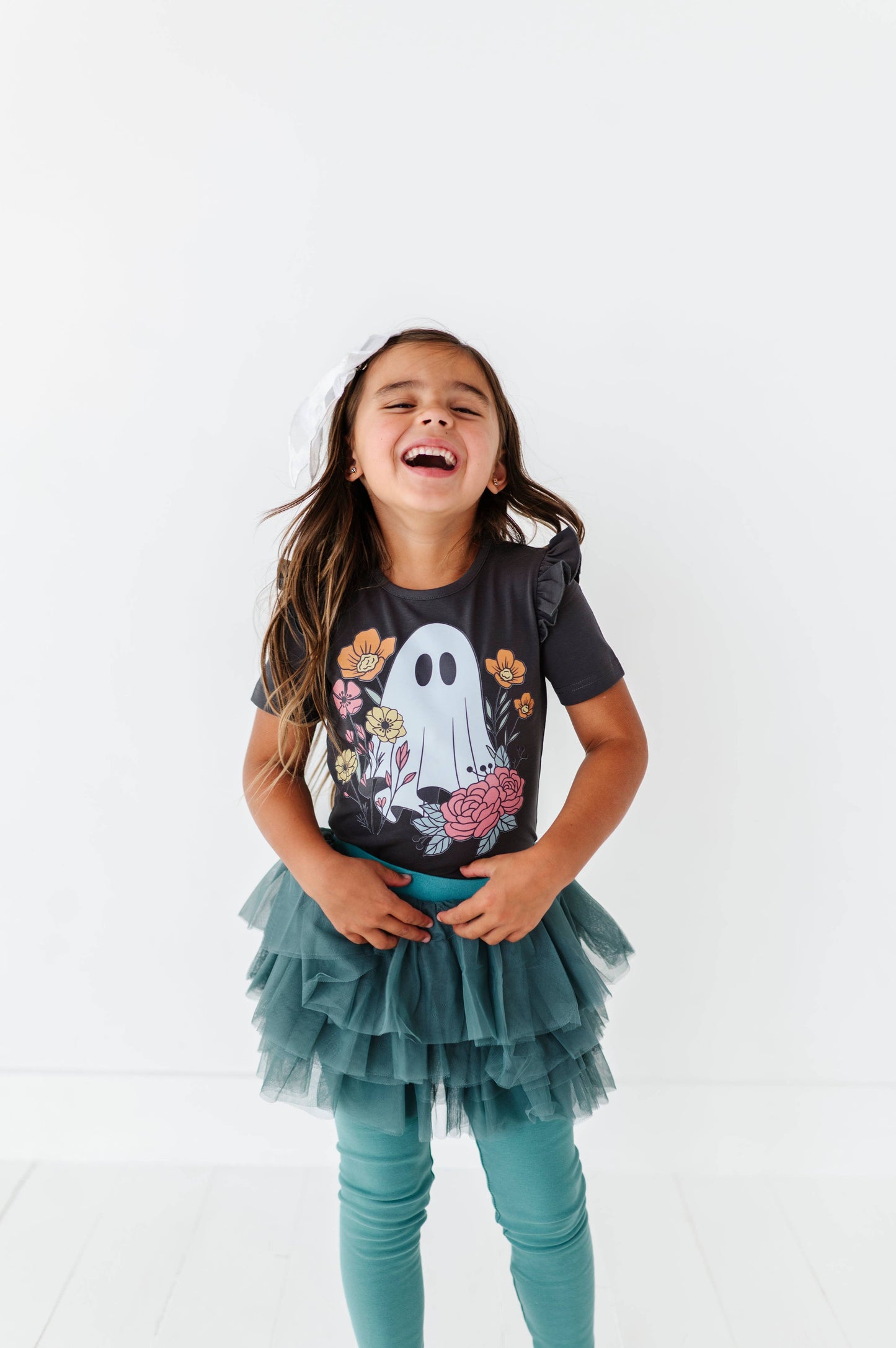 BOHO GHOSTIE | Ruffle Graphic Tee