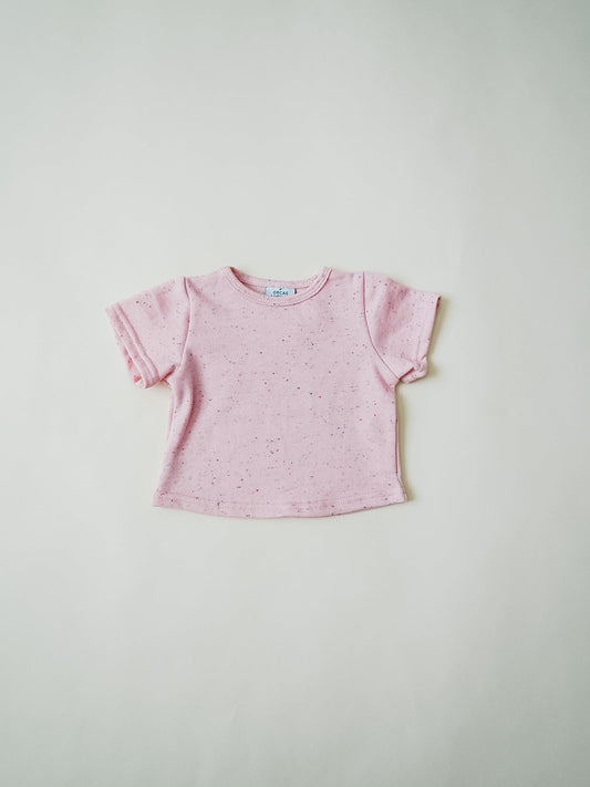 Speckled Tee - Pink | Imperfect - FINAL SALE