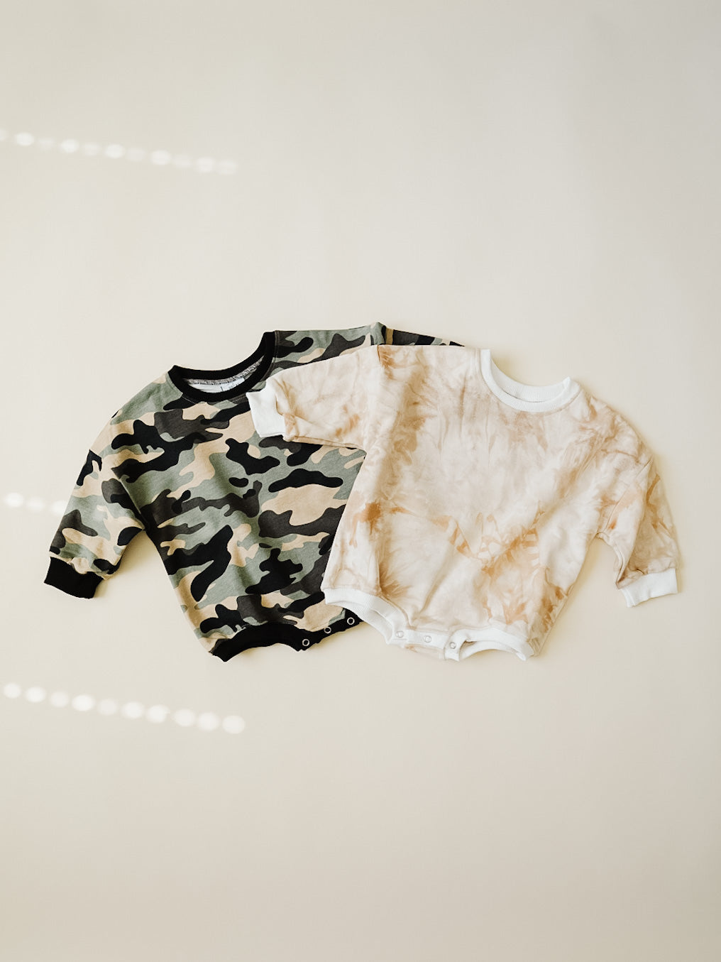 Sweatshirt Romper - Camo