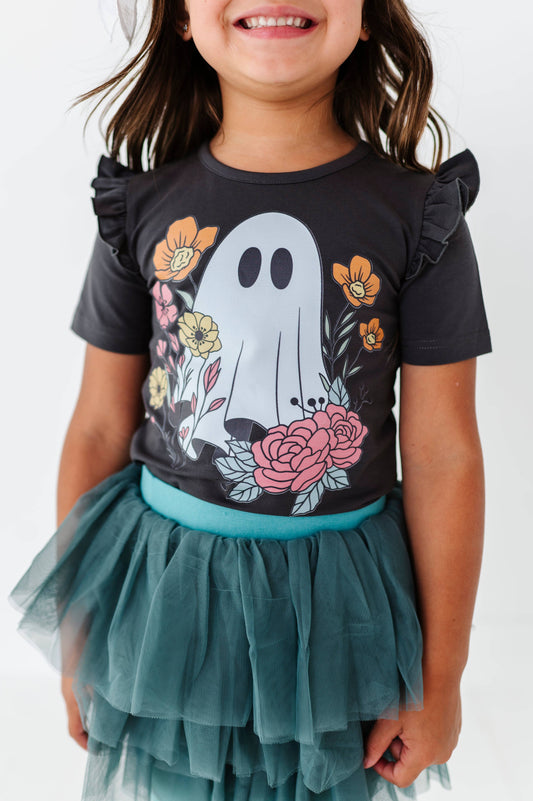 BOHO GHOSTIE | Ruffle Graphic Tee