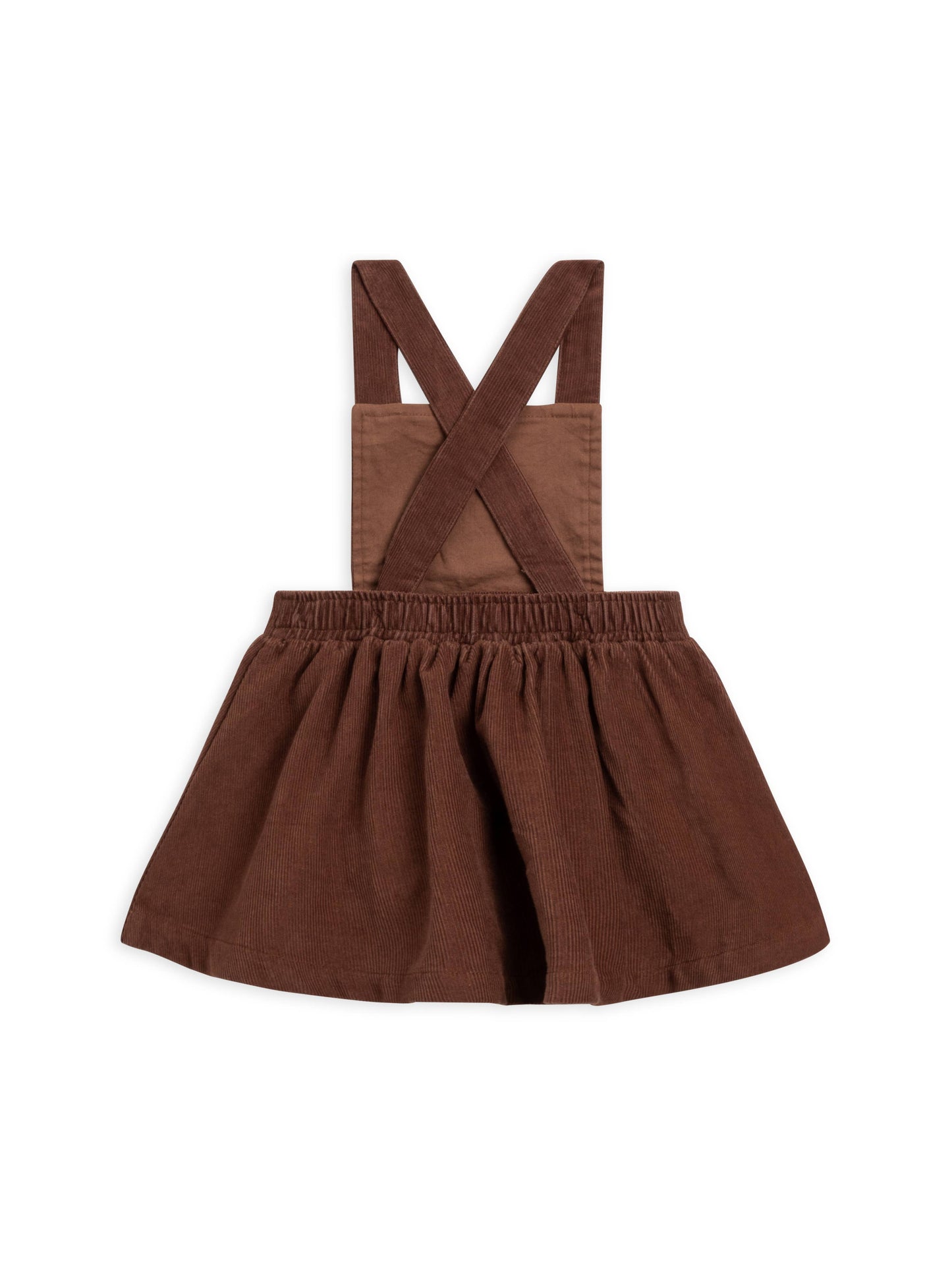 Organic Baby & Kids Aria Corduroy Overall Dress - Pinecone