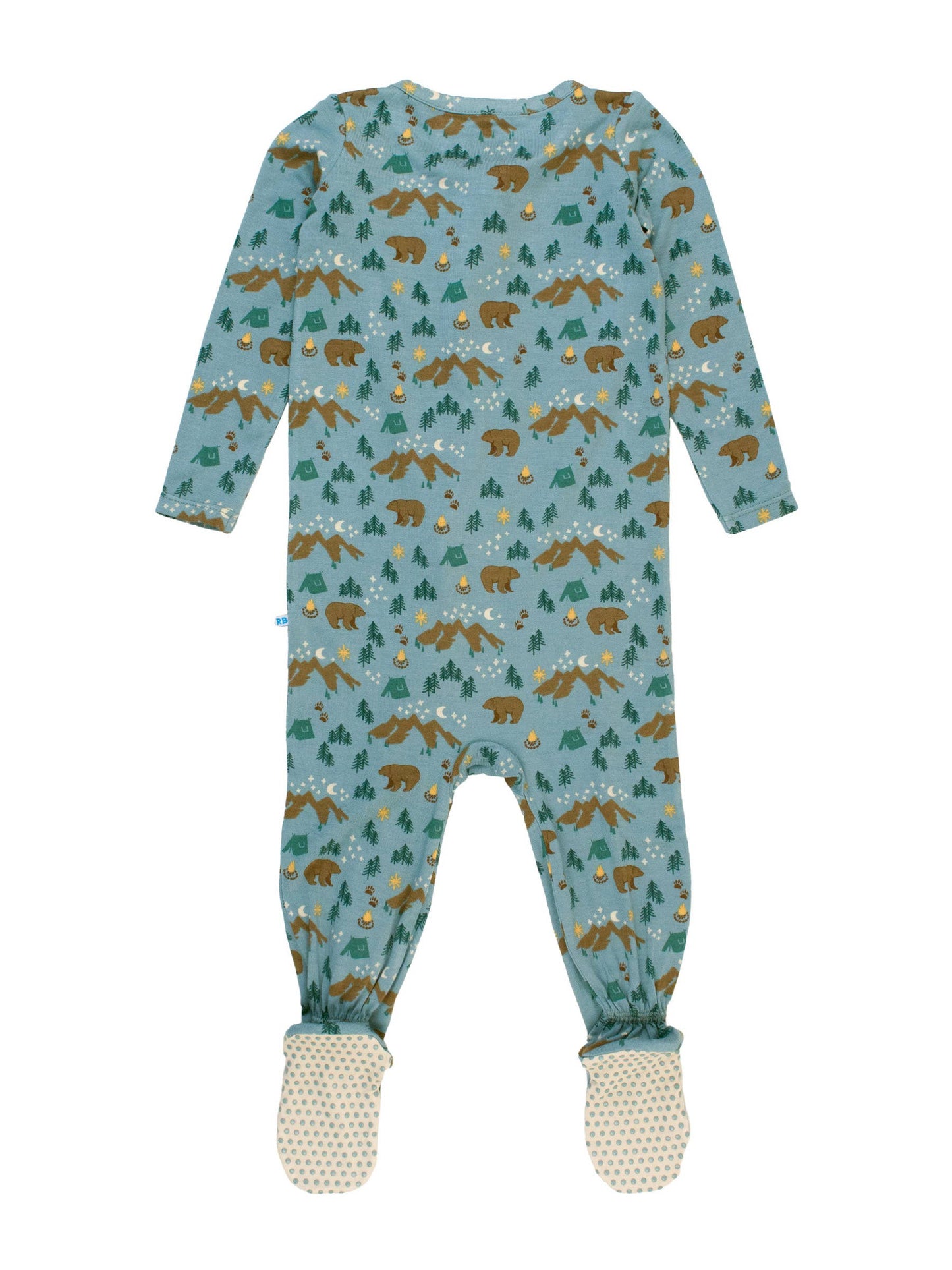 Beary Happy Camper Bamboo Footed Pajama