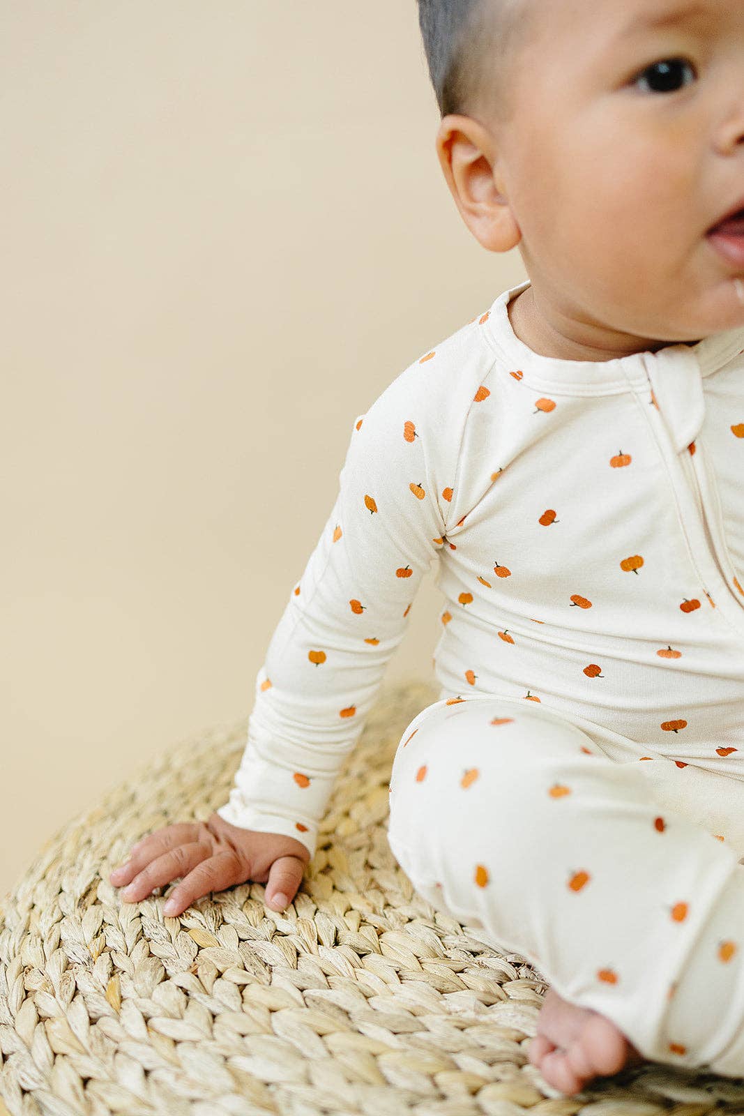 Pumpkins Bamboo Zippy Romper