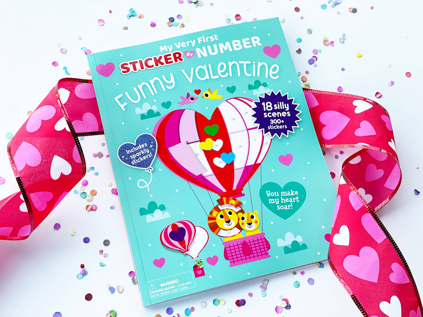 Funny Valentine: My First Sticker by Number Activity Book