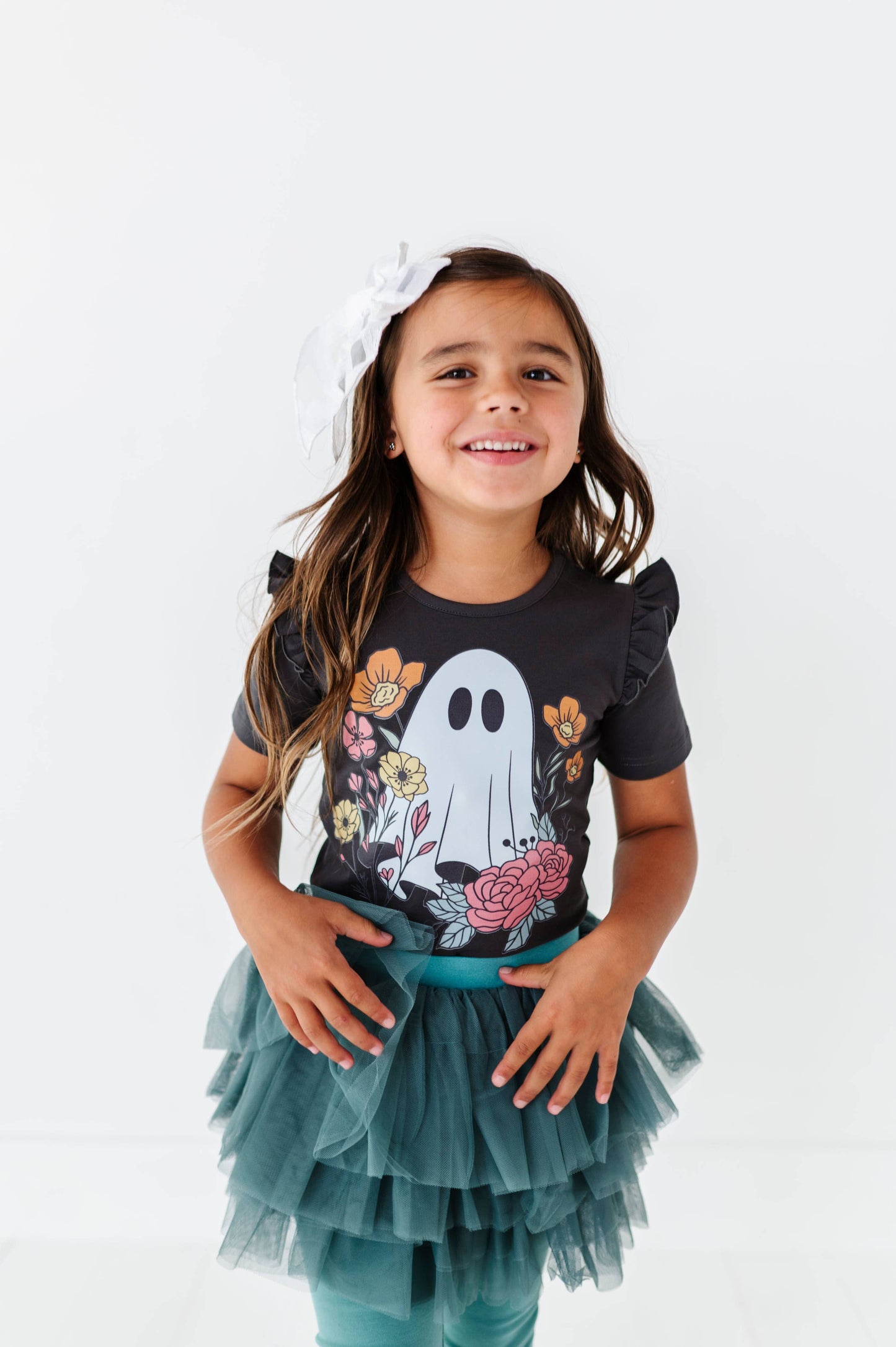 BOHO GHOSTIE | Ruffle Graphic Tee