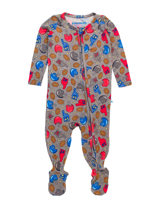 Game Day Football Bamboo Footed Pajama