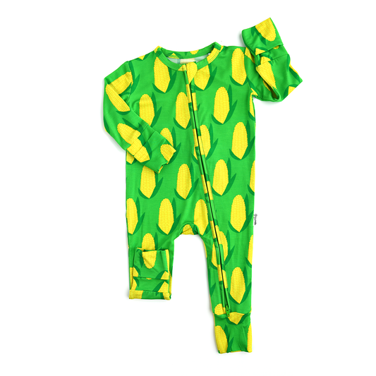 Bamboo Zip Romper Jackson/Corn