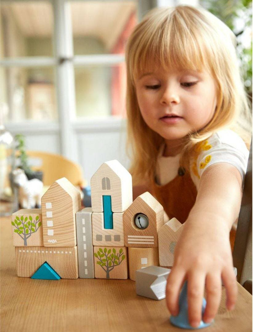 Bad Rodach 18 Piece Wooden Building Blocks