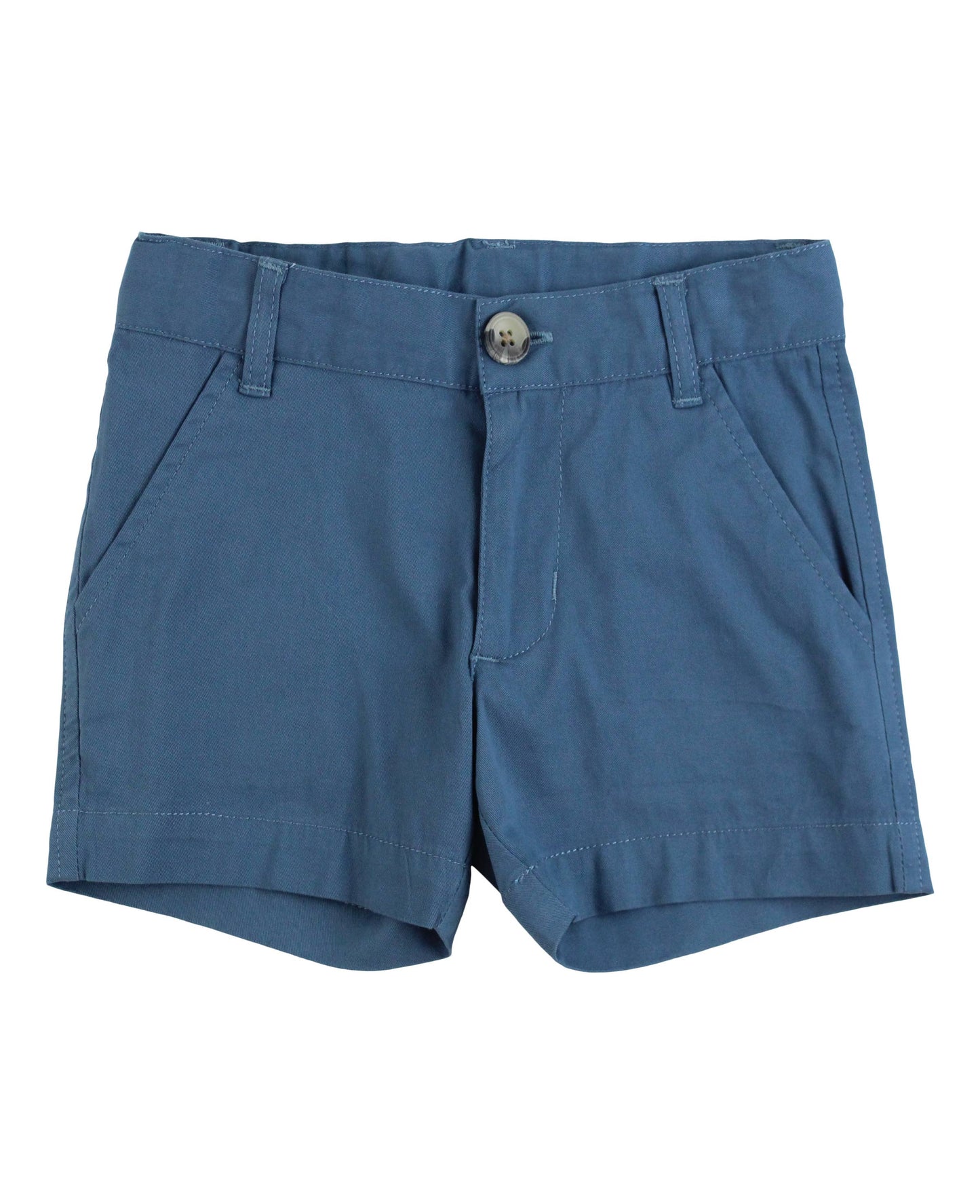 Indigo Stretch Chino Shorts