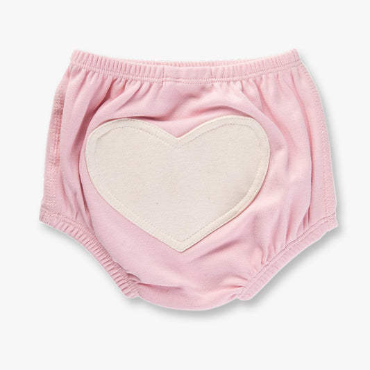 Dusty Pink Heart Bloomers