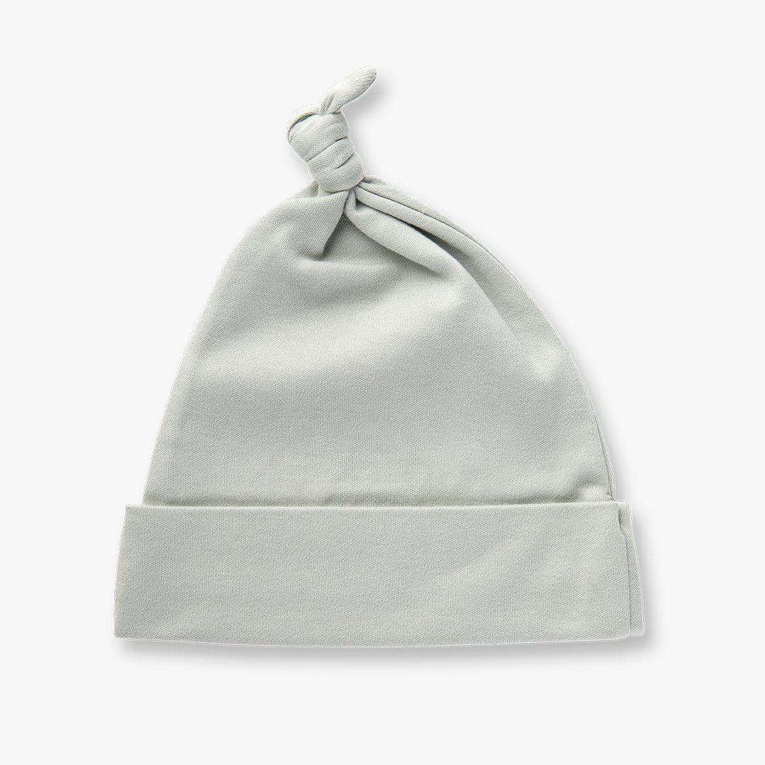 Dove Grey Knotted Hat