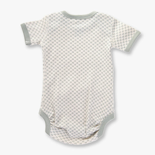 Dove Grey Short Sleeve Bodysuit