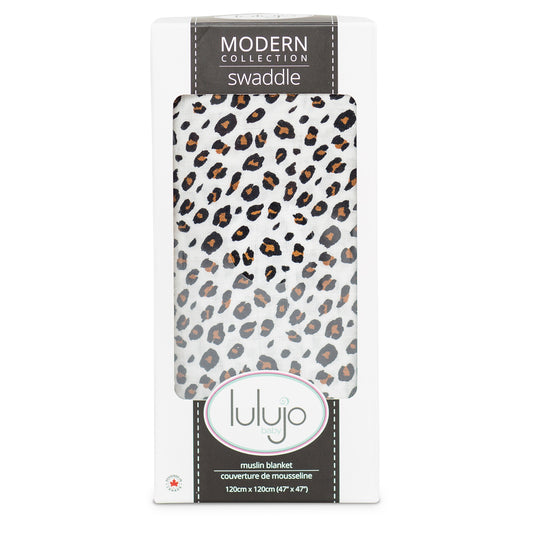 Lulujo Bamboo Swaddle - Leopard