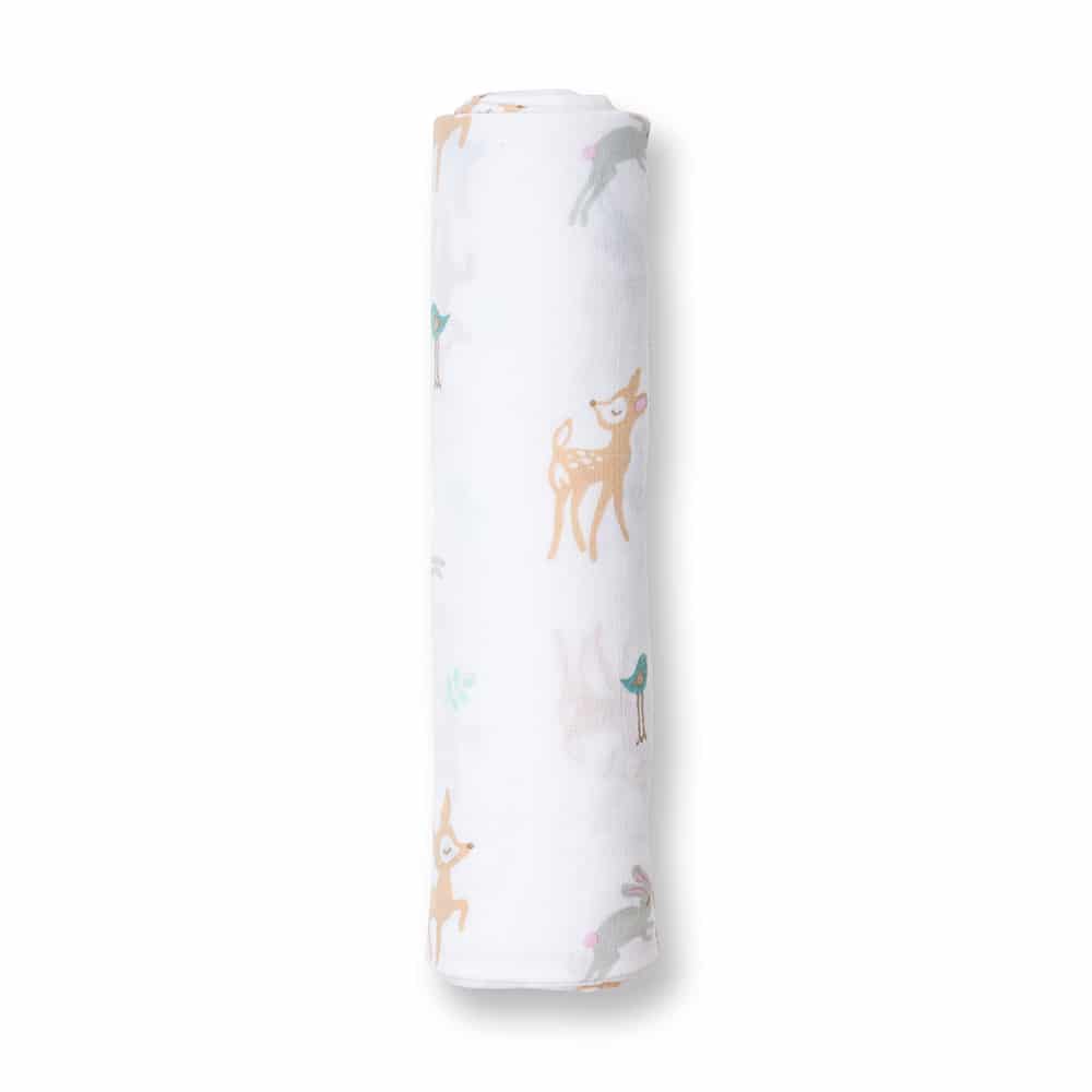 Lulujo Cotton Swaddle - Little Fawn