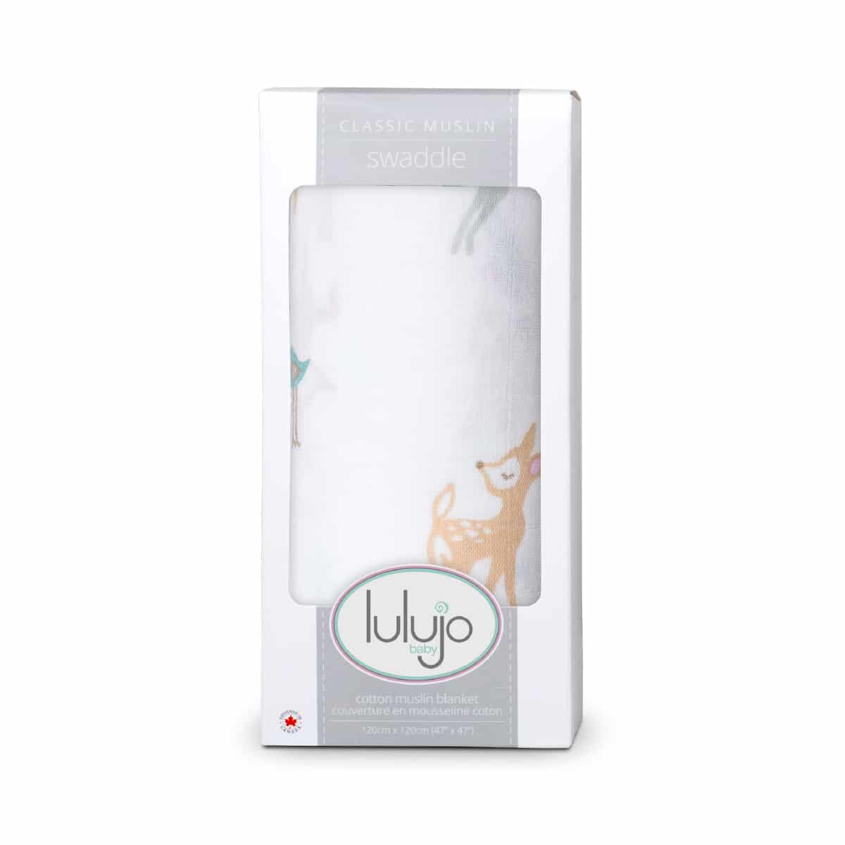 Lulujo Cotton Swaddle - Little Fawn