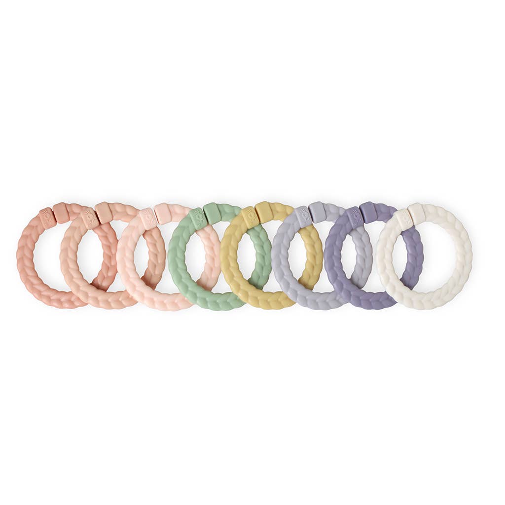 Bitzy Bespoke Itzy Rings™ Linking Ring Set Pastel