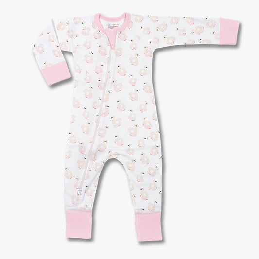 Flamingos Zip Romper